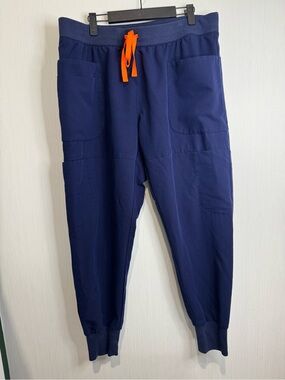 FIGS JOGGER SCRUB PANTS. XL. Navy Blue. So many pockets! Style: W21SW2064.